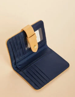 League Mini Wallet Kalalanta Plaid Navy -Spartina Store 392978c