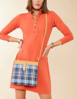 Pocket Hipster Kalalanta Plaid Navy -Spartina Store 392992m