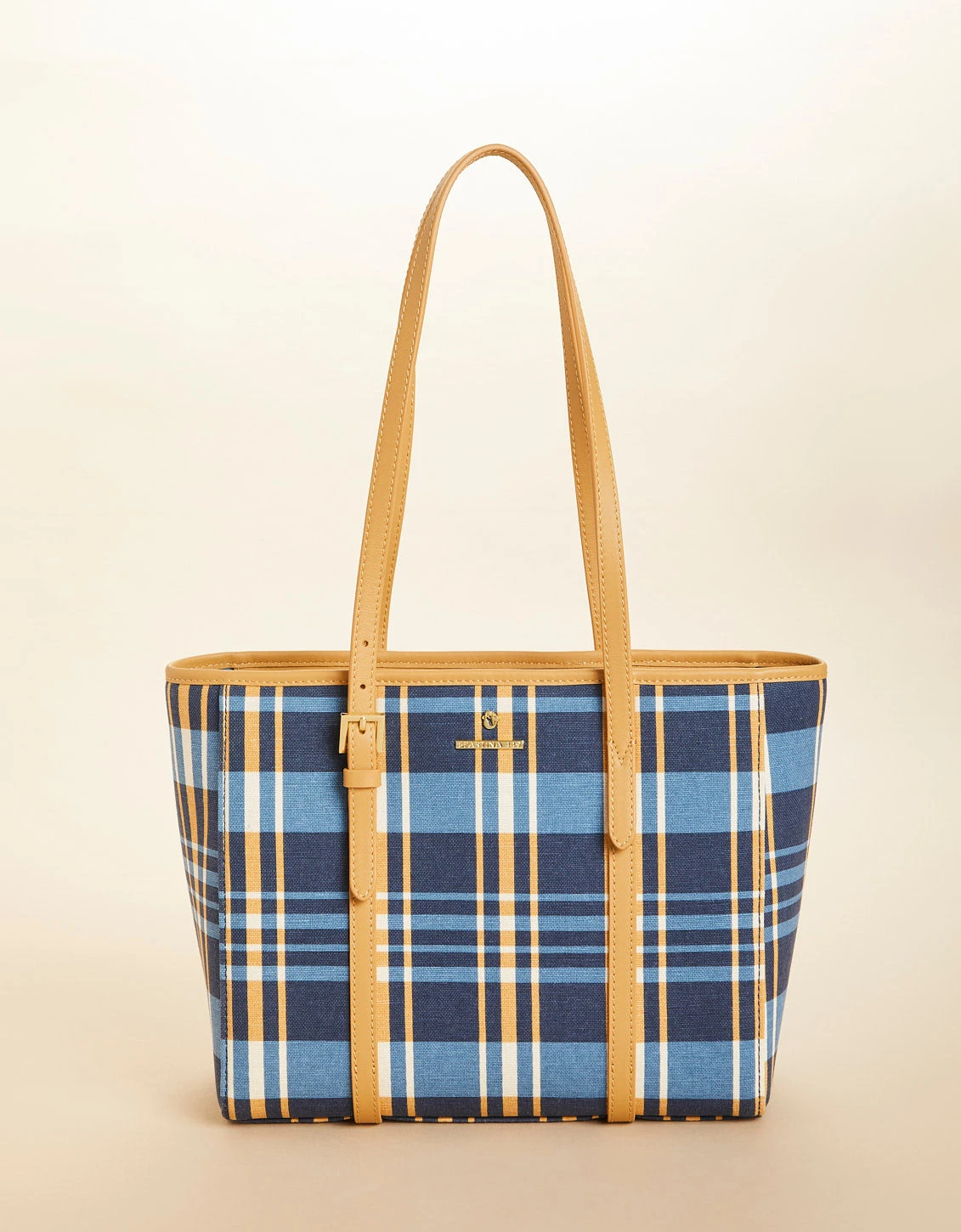 Siera Tote Kalalanta Plaid Navy 1 Siera Tote Kalalanta Plaid Navy