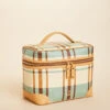 Train Case Kalalanta Plaid Cream