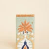 Straw Sunglass Case Kalalanta Ikat Palm Sea Foam