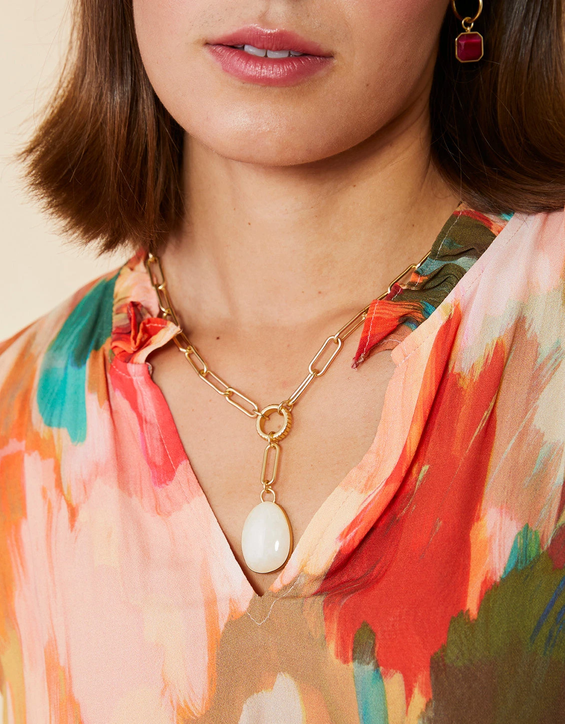 Glen Falls Necklace 17" Frosty Grey 2 Glen Falls Necklace 17" Frosty Grey - Image 2