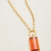 Highlands Necklace 24" Optic Sunstone