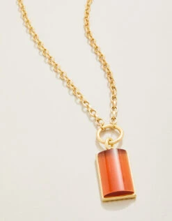 Highlands Necklace 24" Optic Sunstone