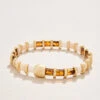 Lila Stretch Bracelet Tortoise/Cream