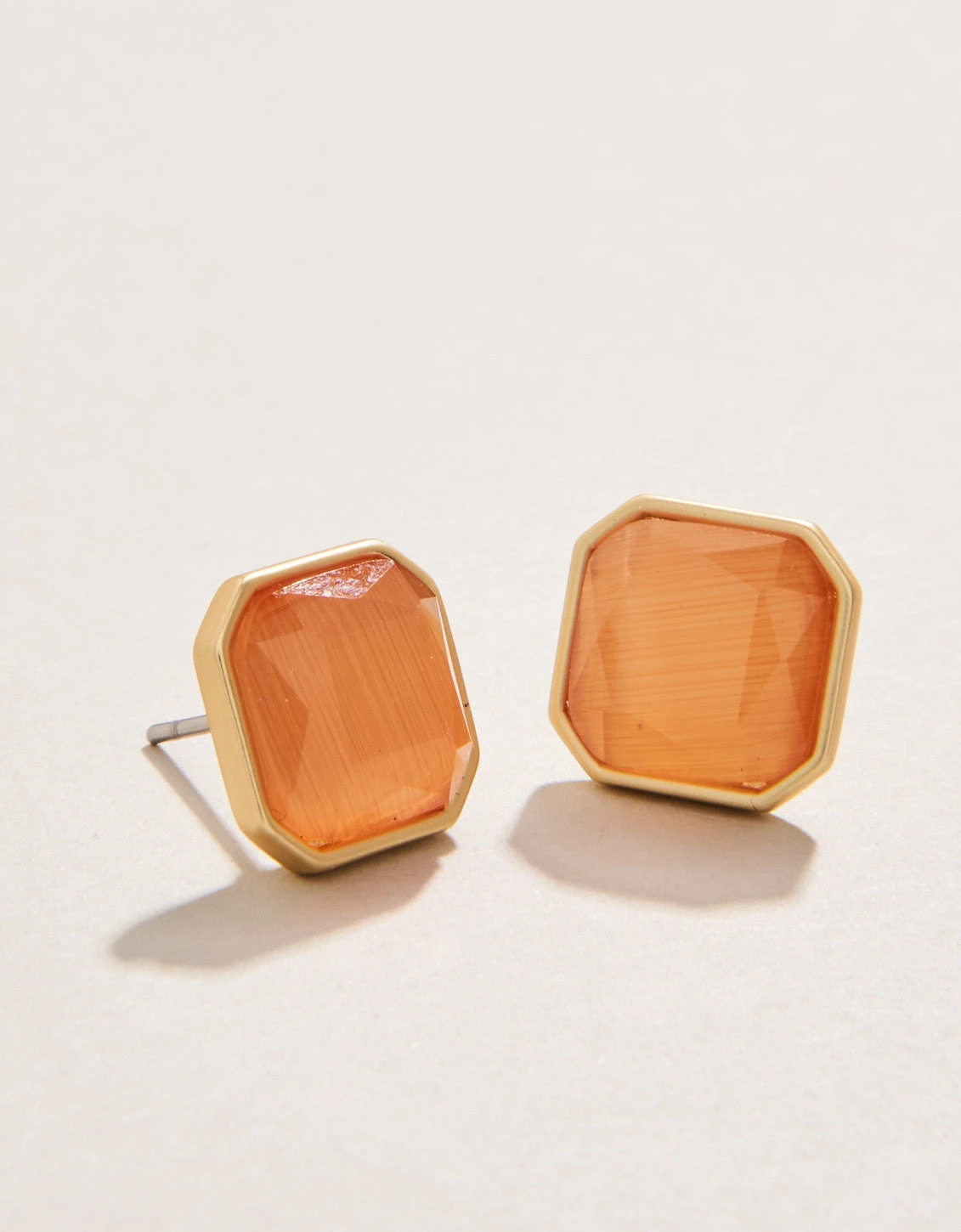 Chateau Stud Earrings Optic Sunstone 1 Chateau Stud Earrings Optic Sunstone