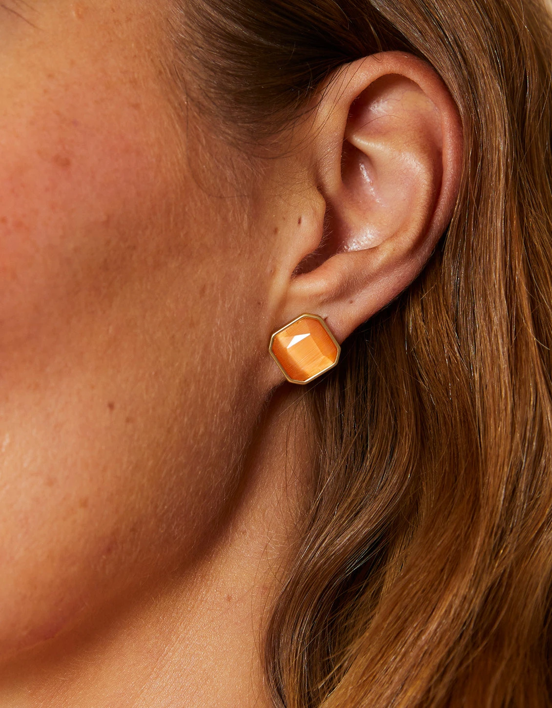 Chateau Stud Earrings Optic Sunstone 2 Chateau Stud Earrings Optic Sunstone - Image 2