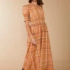 Adelaide Midi Dress Botanic Garden Dash Plaid