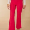 Brooke Ponte Trouser Deep Magenta