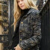 Cameron Tweed Jacket Black Multi