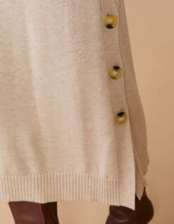Georgia Sweater Dress Oatmeal -Spartina Store 394118b
