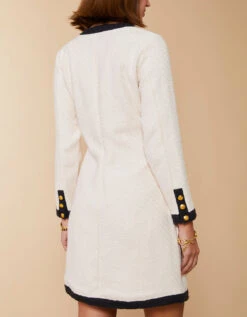 Maggie Tweed Dress Sand -Spartina Store 394811c