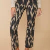 Maren Kick Flare Pant Botanic Garden Ikat Dot