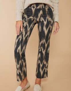 Maren Kick Flare Pant Botanic Garden Ikat Dot