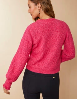 Nadine Cardigan Magenta 7 Nadine Cardigan Magenta -Spartina Store 395238d