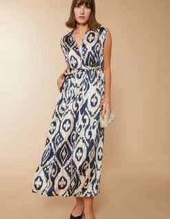 Hallie Midi Dress Bascom Ikat 8 Hallie Midi Dress Bascom Ikat -Spartina Store 396884a