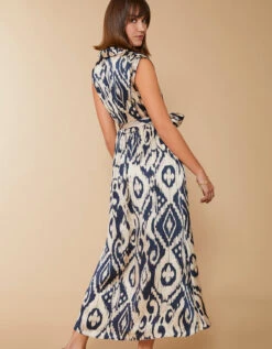 Hallie Midi Dress Bascom Ikat 7 Hallie Midi Dress Bascom Ikat -Spartina Store 396884c