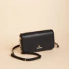 Crew Crossbody Black Calf Leather