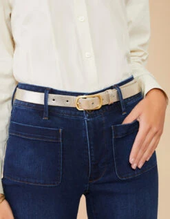 Siren Thin Belt Matte Gold -Spartina Store 398444m