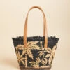 Small Tote Raffia Palms