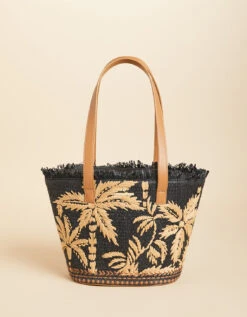 Small Tote Raffia Palms