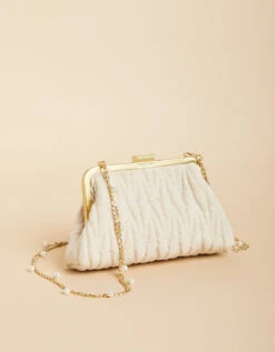 Ruched Clutch Bascom