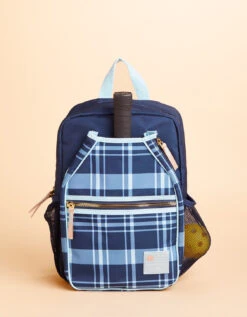 Pickleball Backpack Clara Bluestone Plaid