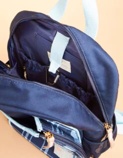 Pickleball Backpack Clara Bluestone Plaid 7 Pickleball Backpack Clara Bluestone Plaid -Spartina Store 398857i