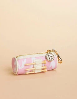 Ball & Tee Pouch Pink Ikat