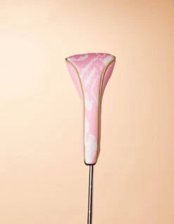 Golf Club Cover Pink Ikat