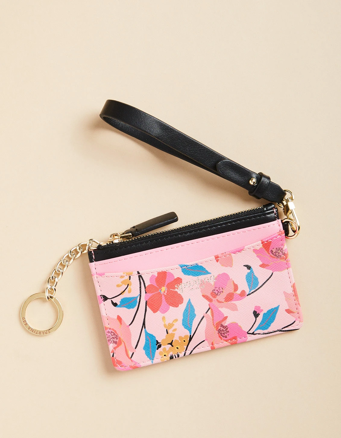 Slim Card Coinpurse Floral Stem 1 Slim Card Coinpurse Floral Stem