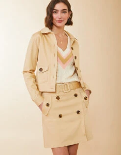 Danelle Twill Skort Khaki 5 Danelle Twill Skort Khaki -Spartina Store 399649c