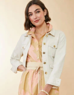 Marlie Twill Jacket Buttercream