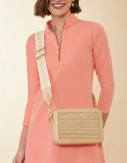 Nora Half-Zip Dress Burnt Coral 8 Nora Half-Zip Dress Burnt Coral -Spartina Store 401243d