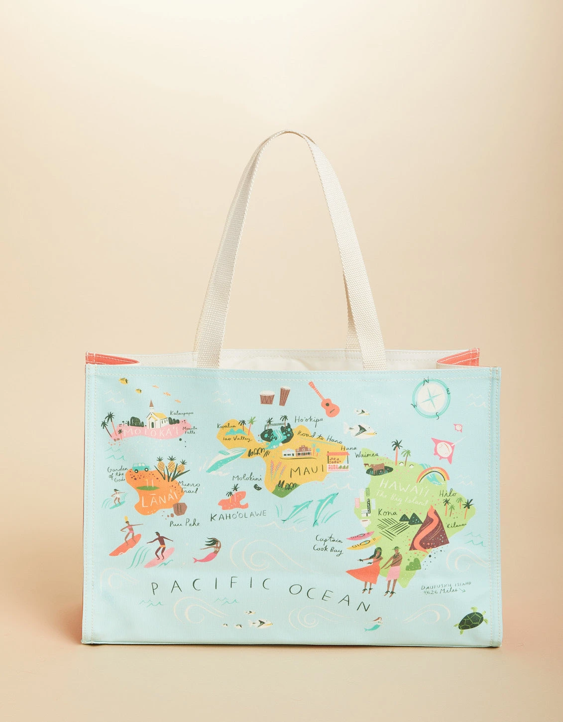 Market Tote Hawaiian Islands 3 Market Tote Hawaiian Islands - Image 3