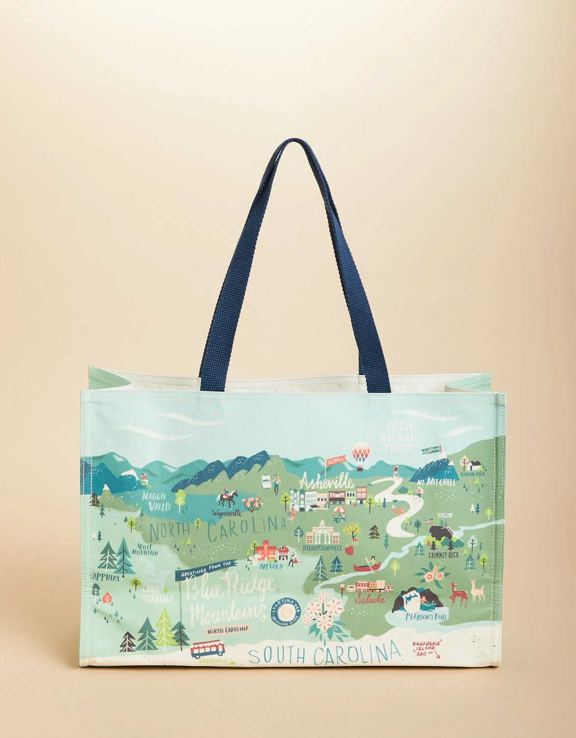 Market Tote Blue Ridge Mountains 3 Market Tote Blue Ridge Mountains - Image 3