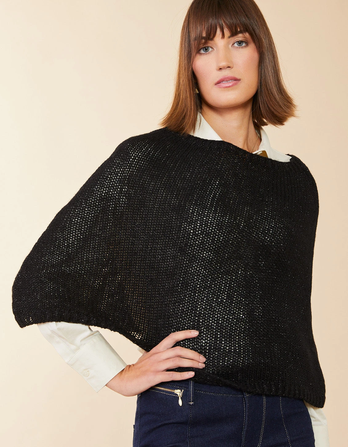 Infinity Wrap Black Lurex 3 Infinity Wrap Black Lurex - Image 3