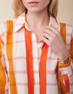 Aida Relaxed Buttondown Richmond Hill Plaid -Spartina Store 401939f