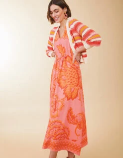 Blakelynn Midi Dress Richmond Hill Jacobean -Spartina Store 402004c