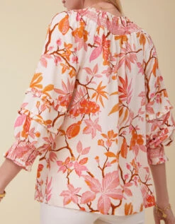 Heidi Blouse Richmond Hill Honeysuckle Cream 6 Heidi Blouse Richmond Hill Honeysuckle Cream -Spartina Store 402493c