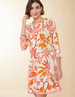 Island Fringe Dress Richmond Hill Honeysuckle Cream 9 Island Fringe Dress Richmond Hill Honeysuckle Cream -Spartina Store 402561c