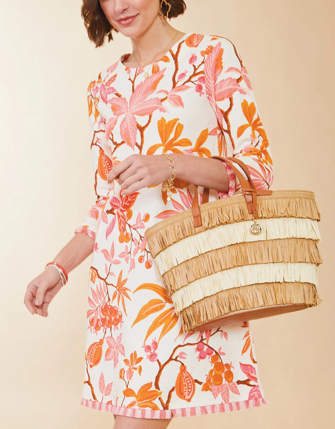 Island Fringe Dress Richmond Hill Honeysuckle Cream 4 Island Fringe Dress Richmond Hill Honeysuckle Cream - Image 4