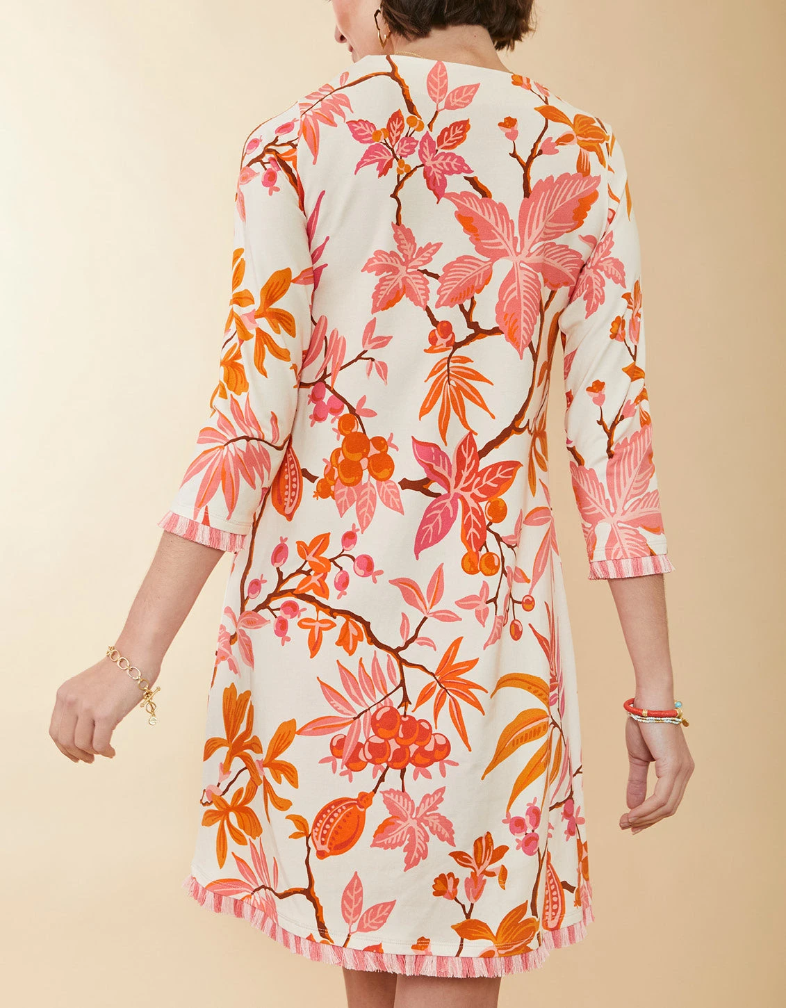 Island Fringe Dress Richmond Hill Honeysuckle Cream 5 Island Fringe Dress Richmond Hill Honeysuckle Cream - Image 5