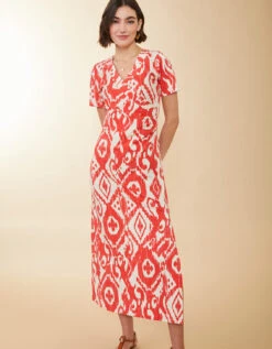 Junetta Midi Dress Richmond Hill Ikat -Spartina Store 402707d