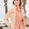 Layla Linen Jacket Toasted Almond