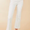 Maren Kick Flare Jean Pearl White