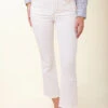 Rowen Kick Flare Jean Pearl White