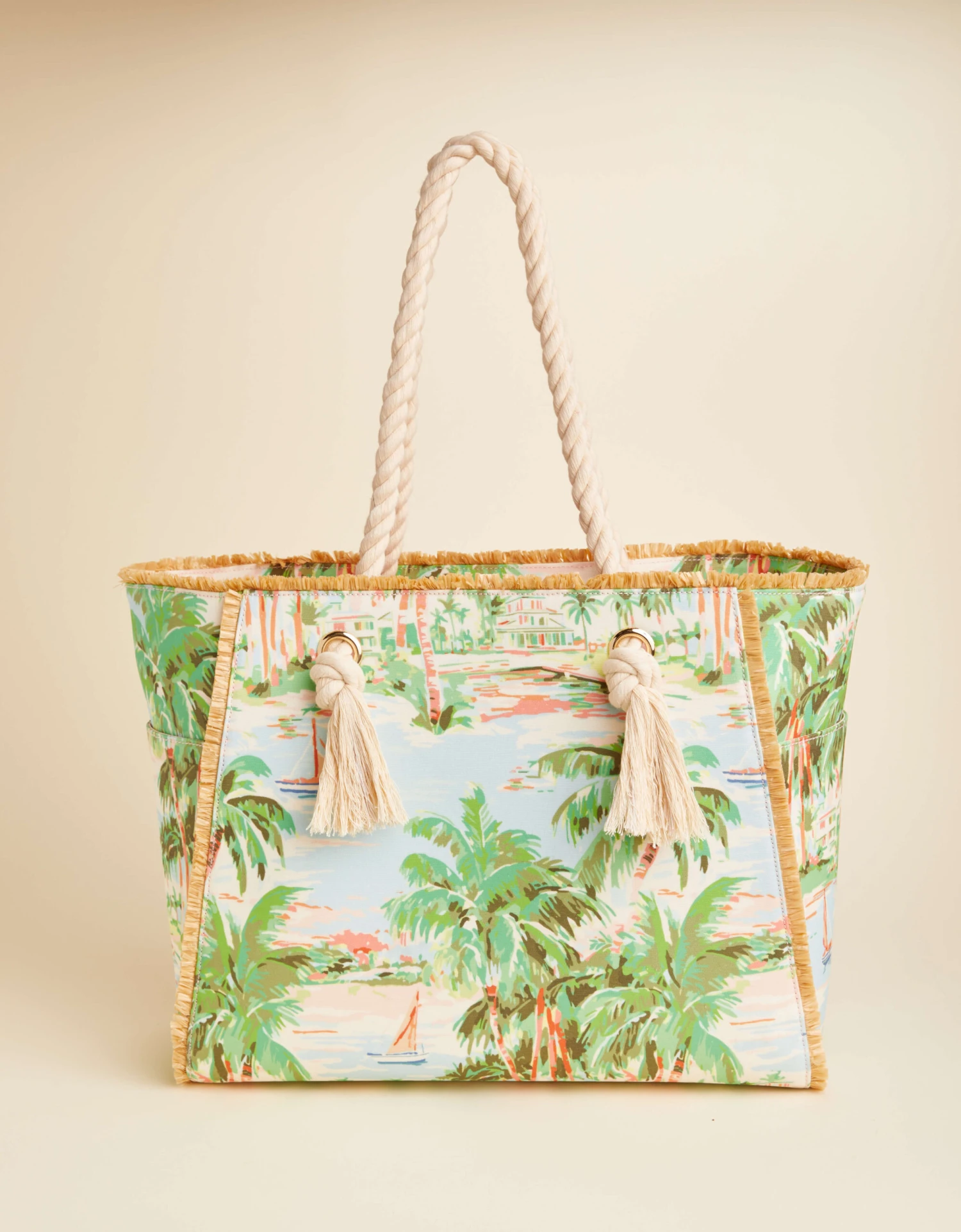 Rope Beach Tote Coastal Dreams 2 Rope Beach Tote Coastal Dreams - Image 2