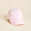 Baseball Hat Mermaid/Pink Stripe