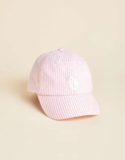 Baseball Hat Mermaid/Pink Stripe